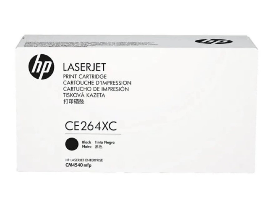Фото Контрактный картридж HP 646X лазерный черный увеличенной емкости (17000 стр) {CE264XC}
