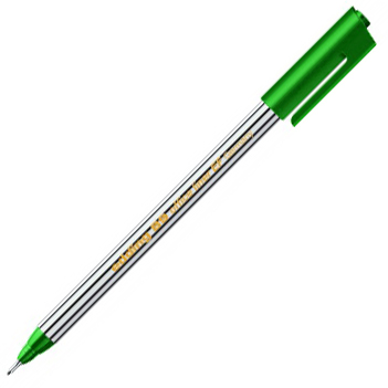 Фото Капиллярная ручка Edding для офиса, круглый наконечник, 0,3 мм, зеленый {E-89#4}