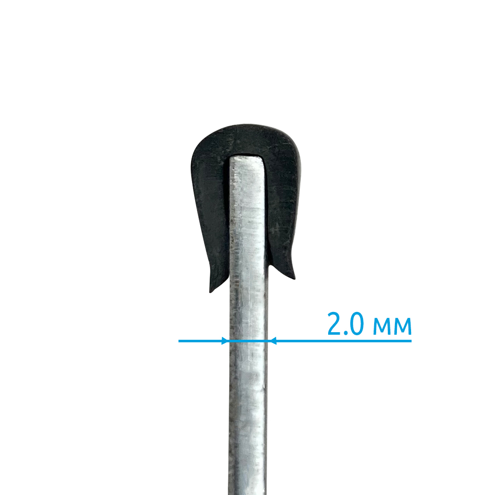 Фото Защитный профиль для кромок Vell BkU-020 чёрный на кромку 2 мм (рулон 50 м) (4)