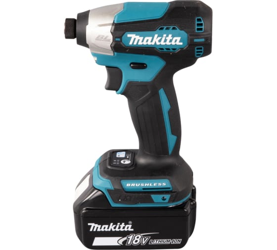 Фото Шуруповерт аккумуляторный MAKITA DTD157RTJ (18В,BL,XPT,Li-ion,140Нм,2скорости,0-2000\4100уд\м), А-Режим, патрон 6-ти гр1\4",1.2-1.5кг,кейс (1)