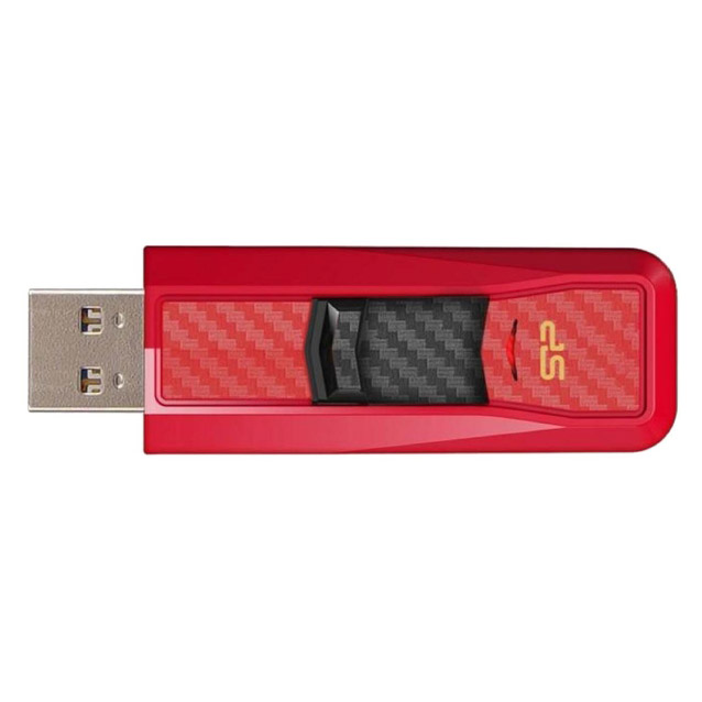 Фото Флеш накопитель 8Gb Silicon Power Blaze B50, USB 3.0, Красный {SP008GBUF3B50V1R}