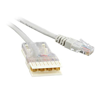 Фото Hyperline PC-110-RJ45-4P-C5e-3M-LSZH-GY Патч-корд 110 тип - RJ-45, 4 пары, Cat.5e, LSZH, 3 м, серый {229905}