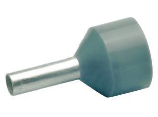 Фото Изолированный втулочный наконечник Klauke для стойких к КЗ проводов 4 мм², длина втулки 10 мм, серый {klk43410}