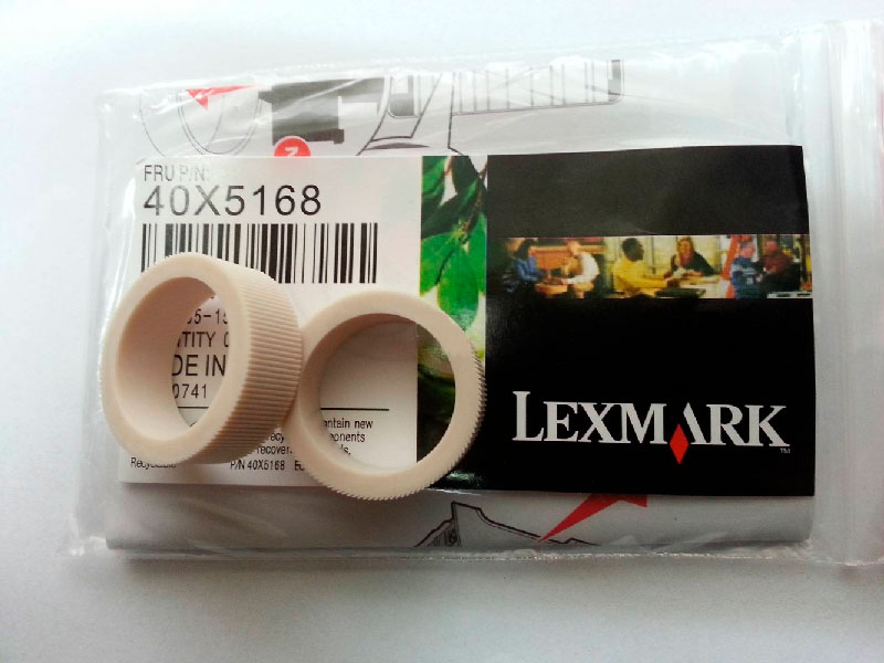 Фото Набор резинок для роликов захвата Lexmark C54x/C73x/C74x/X54x/X73x/X74x/CS310/CS410/CS510/CX310/CX410/CX510, 2шт (40X5168/40X3607)