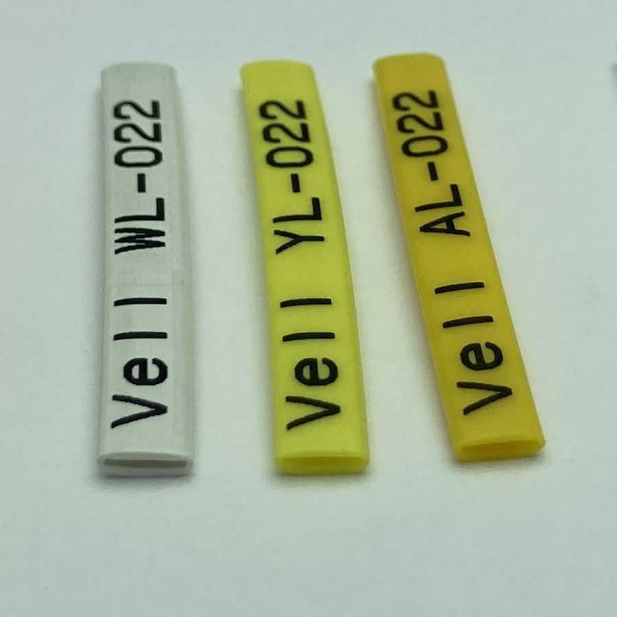 Фото Профиль ПВХ овальный Vell WL-022 для маркировки проводов, Ø 2,2 мм, 200 метров, белый (самозатухающий) {378007} (2)