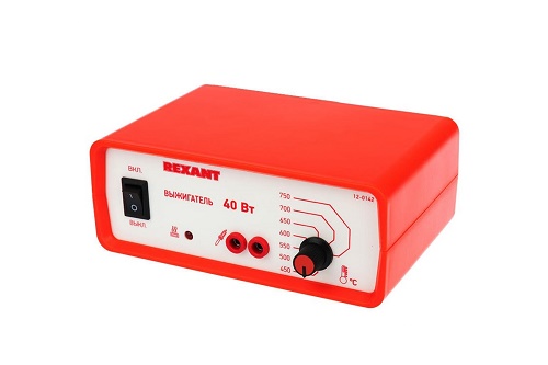 Фото Универсальный выжигательный прибор Rexant ZD-8905 с функцией термоконтроля 220 В / 40W {12-0142} (3)