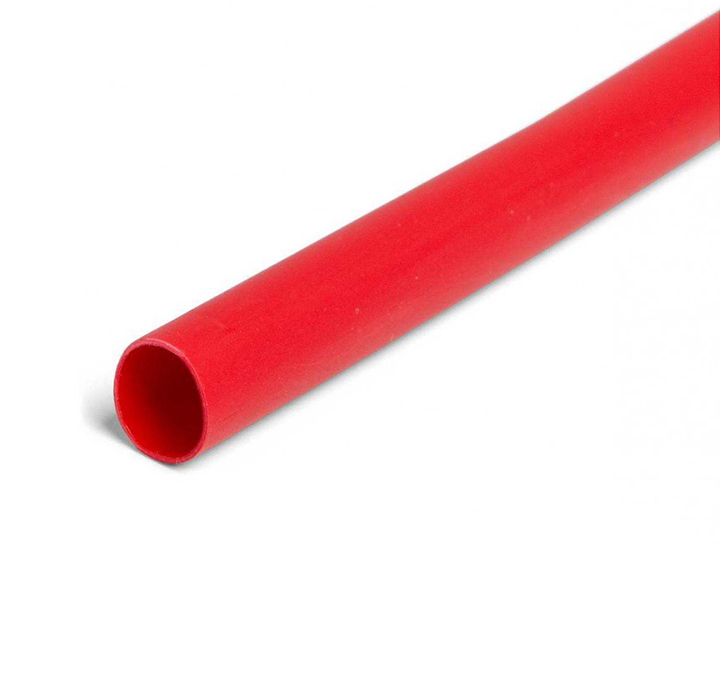 Фото Термоусадочные трубки в метровой нарезке с коэффициентом усадки 2:1 ТНТнг-4/2 мм, красная {72397}