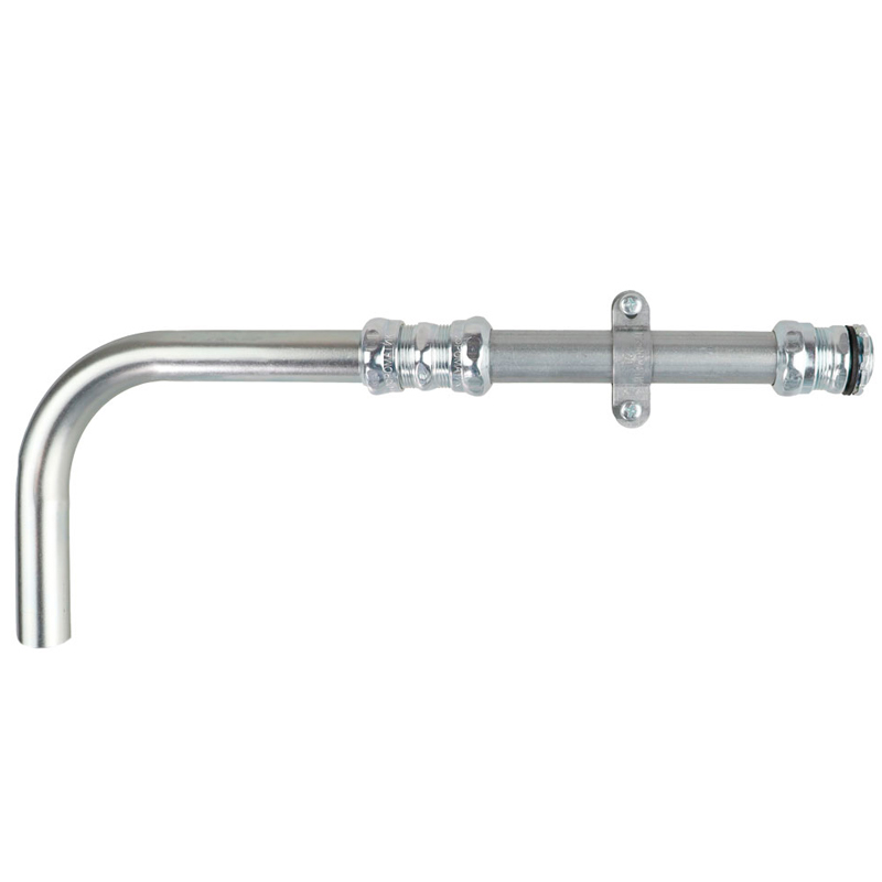 Фото Поворот 90 градусов из оцинкованной стали 16х1 мм ГОФРОМАТИК {zeta45957} (2)