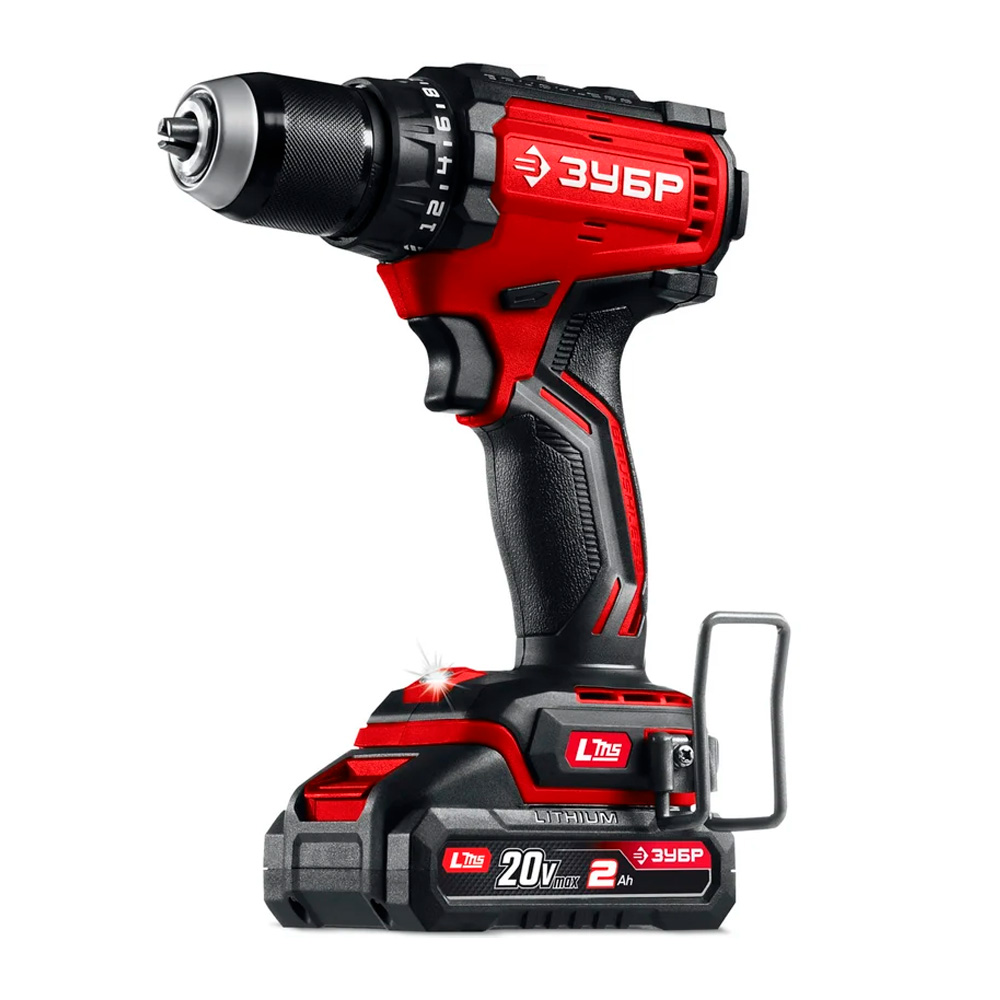 Фото Бесщеточная дрель-шуруповерт, 65 Н·м, 1 АКБ, LMS (2 А·ч) 20 В, ЗУБР {ДБ-65-21}