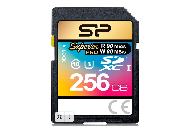 Фото Флеш карта SD 256GB Silicon Power Superior Pro SDXC Class 10 UHS-I U3 90/80 Mb/s {SP256GBSDXCU3V10}