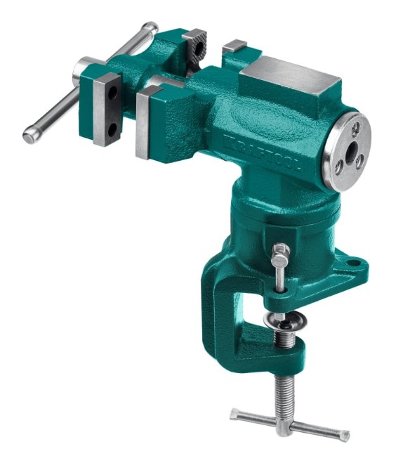 Фото Многофункциональные настольные тиски KRAFTOOL 3D-Mini, 65/38 мм {32714-65} (3)