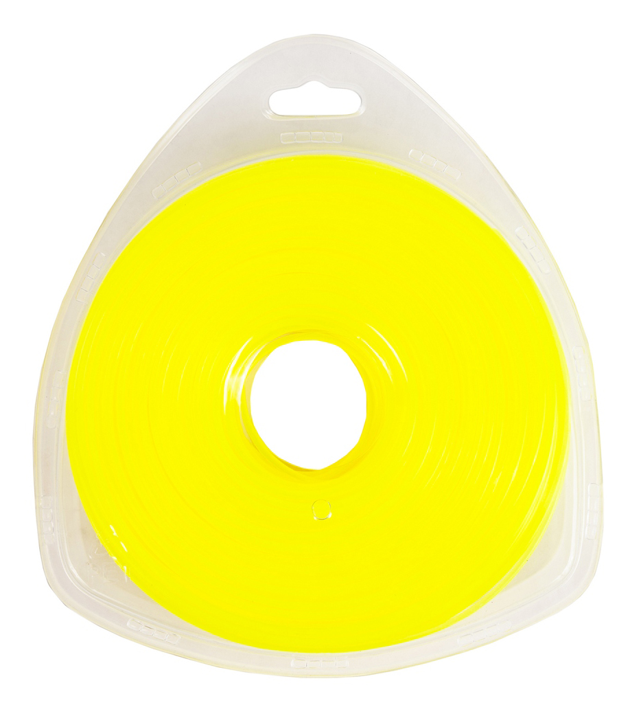 Фото Корд триммерный в блистере DDE "Classic line" (круг) 2,4 мм х 87 м, желтый {644-771} (1)