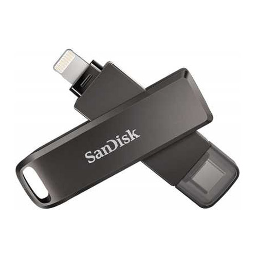 Фото Флеш накопитель 256GB SanDisk iXpand Luxe Type-C/Lightning {SDIX70N-256G-GN6NE}