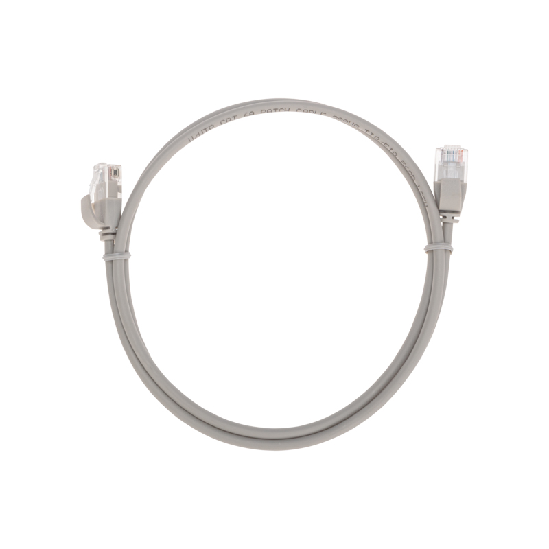 Фото Патч-корд U/UTP, CAT 6A (10G), RJ45-RJ45, 28AWG, LSZH, серый, 1м REXANT {02-0380-1}