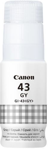 Фото Контейнер с чернилами CANON GI-43 GY серый, 60 мл {4707C001}