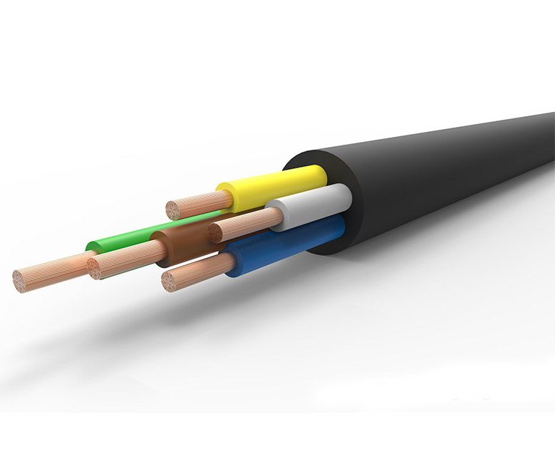 Фото Кабель промышленный гибкий КГтп-ХЛ 5х2,5 мм², длина 10 метров, ГОСТ REXANT {01-8432-10}