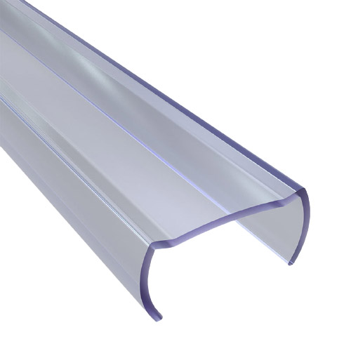 Фото Короб пластиковый для гибкого неона формы D (16х16 мм), длина 1 метр {134-082}