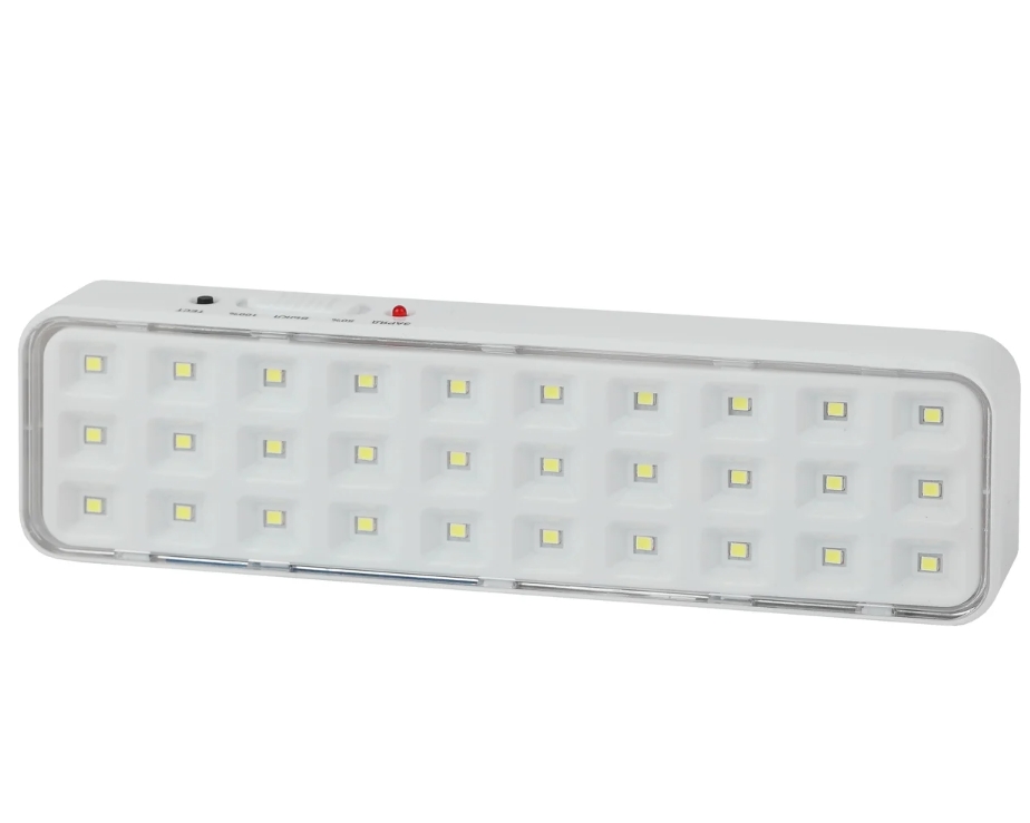 Фото Светильник светодиодный DBA-102-0-20 30LED 5ч IP20 выход аварийный непостоянный Эра Б0044395