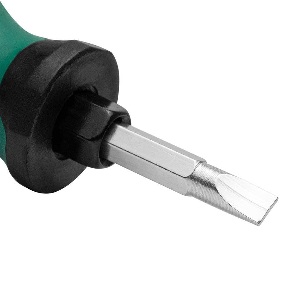 Фото Мини отвертка Vell двухсторонняя, PH2, SL6, 95 мм {V90391} (4)
