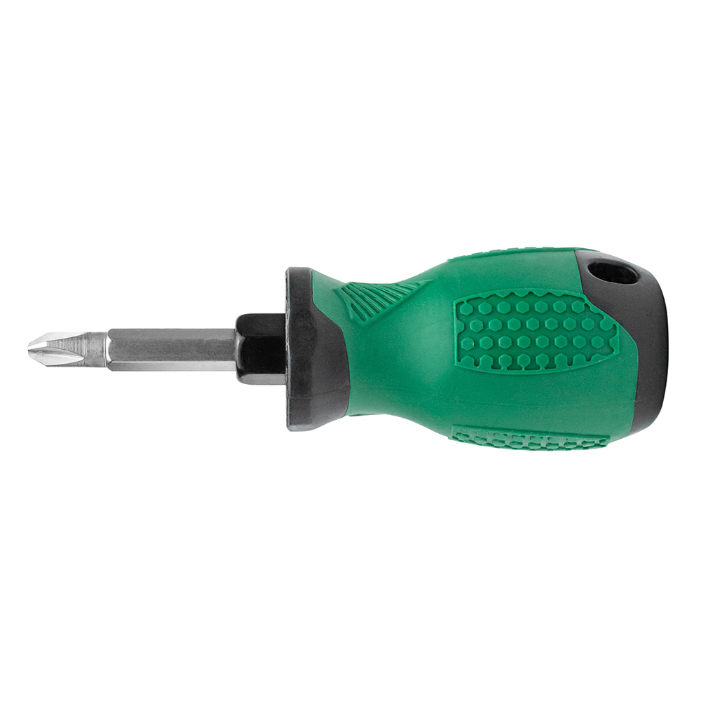 Фото Мини отвертка Vell двухсторонняя, PH2, SL6, 95 мм {V90391} (3)