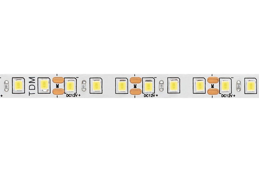 Фото Лента светодиодная SMD2835-120 LED/м-IP20-12 В-9,6 Вт/м-6000 К блистер TDM {SQ0331-0363} (4)