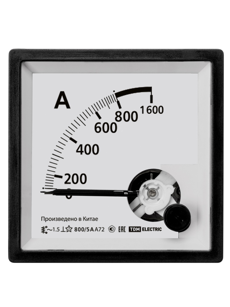 Фото Амперметр А72 800А/5А-1,5 TDM {SQ1102-0064} (2)