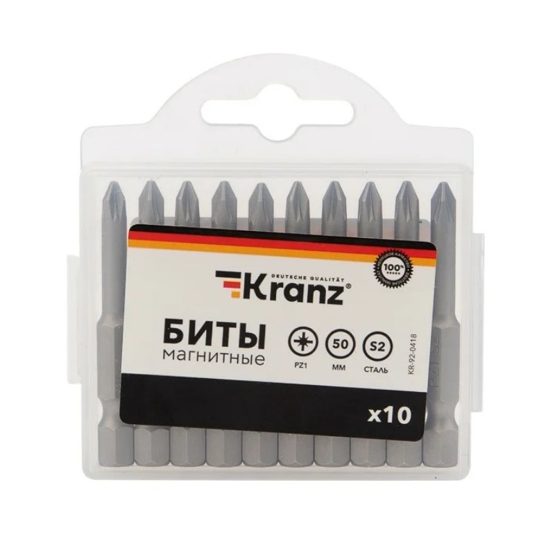 Фото Бита PZ1х50 мм для шуруповерта Kranz {KR-92-0418} (1)