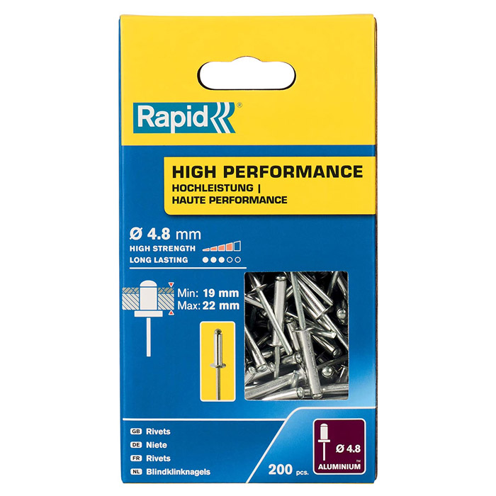 Фото RAPID R:High-performance-rivet заклепка из алюминия d4.8x25 мм, 200 шт {5001440}