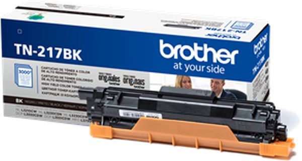 Фото Картридж Brother TN217BK (3 000 стр.) черный для HLL3230CDWR1/DCPL3550CDWR1/MFCL3770CDWR1 (1)