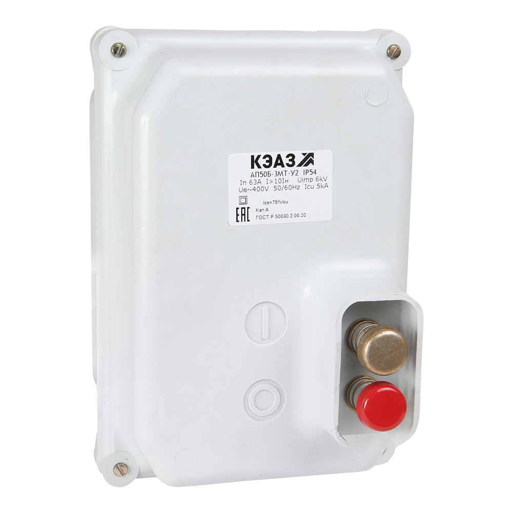 Фото Выключатель автоматический АП50Б-2МТ-1,6А-3,5Iн-400AC/220DC-2П-IP54-У2-АЭС КЭАЗ {107091}