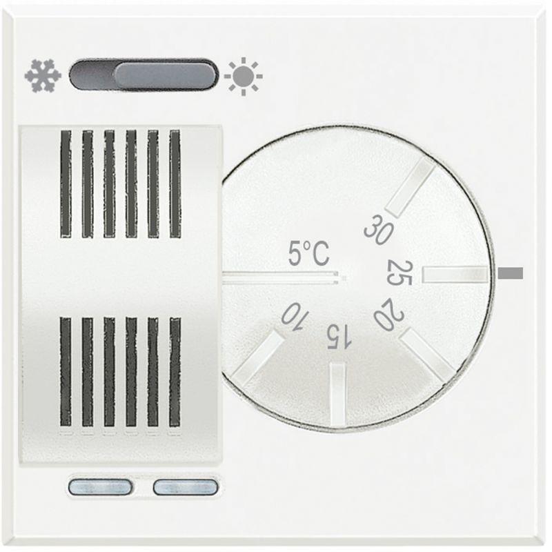 Фото Термостат комнатный электронный со встр. переключателем режимов «лето/зима» 2А 250В питание 230В Axolute бел. Leg BTC HD4442