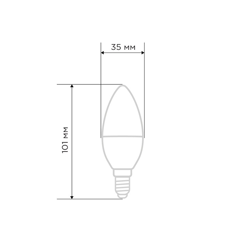 Фото Лампа светодиодная Свеча (CN) 11,5 Вт E27 1093 Лм 6500 K холодный свет REXANT {604-206} (3)