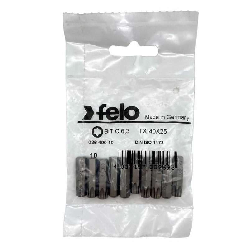 Фото Felo Бита Torx 40x25 серия Industrial, 10 шт 02640010 (1)