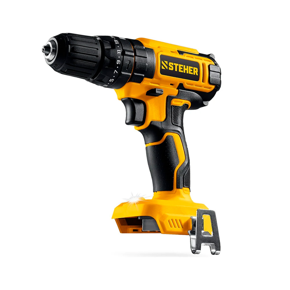 Фото Дрель-шуруповерт, 40 Н·м, 1 АКБ LMS {2 А·ч}, 20 В, STEHER {CD-40-21}