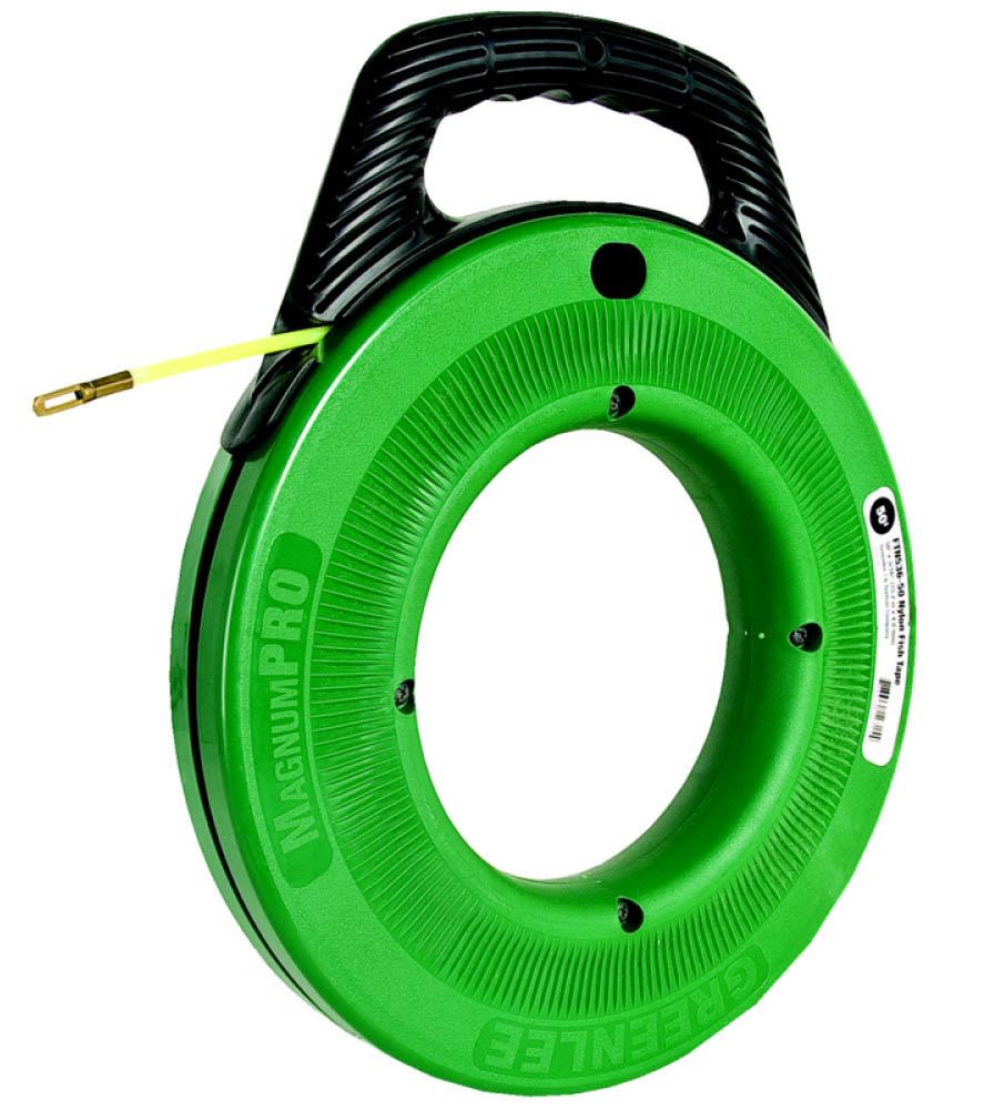 Фото УЗК MagnumPro. Пластиковый барабан с круглым прутком из нейлона 15 м (Ø 4.8 мм) для протяжки кабеля {klk52041750}