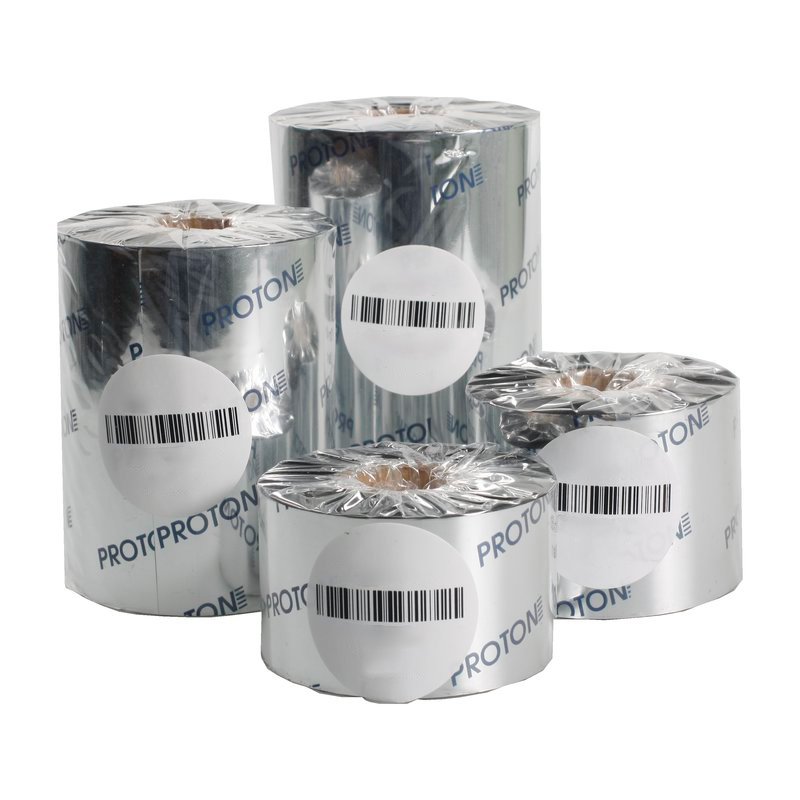 Фото Термотрансферная лента 40 мм х 450 м, OUT, Proton WR210U, Wax/Resin {UC040450WRO210U}