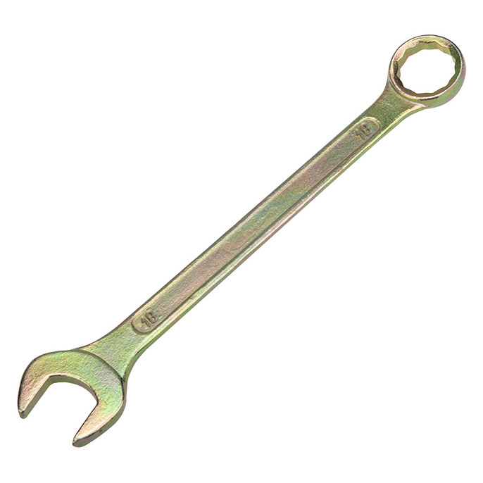 Фото Ключ комбинированный Rexant 19 мм, желтый цинк {12-5813-2}