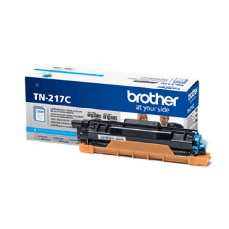 Фото Картридж Brother TN217C (2 300 стр.) голубой для HLL3230CDWR1/DCPL3550CDWR1/MFCL3770CDWR1