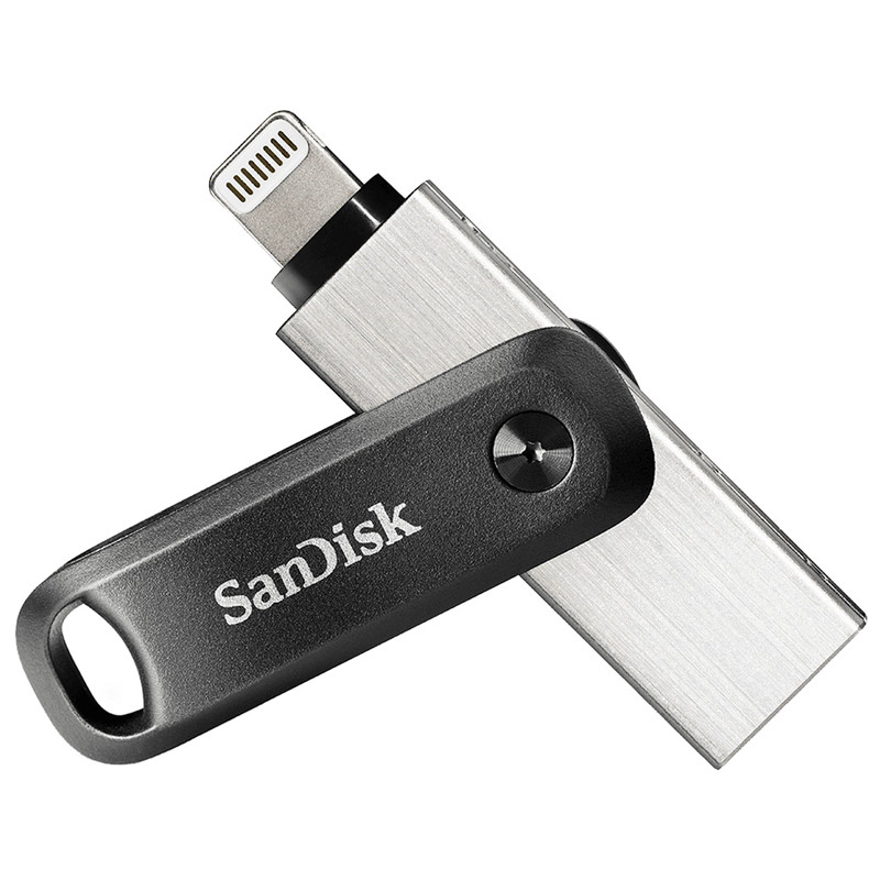 Фото Флеш накопитель 128GB SanDisk iXpand Go USB3.0/Lightning {SDIX60N-128G-GN6NE}