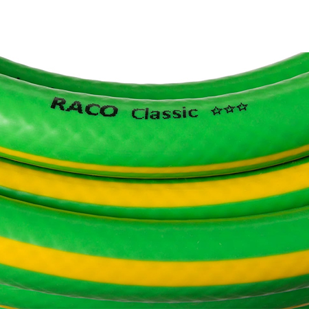 Фото Шланг RACO CLASSIC поливочный, 25атм., армированный, 3-х слойный, 1/2"х50м {40306-1/2-50_z01} (1)