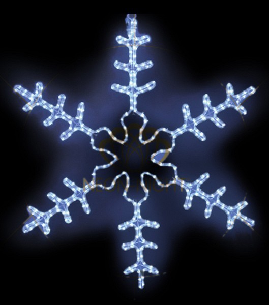 Фото Фигура световая "Большая Снежинка" цвет синий, размер 95*95 см NEON-NIGHT {501-332}