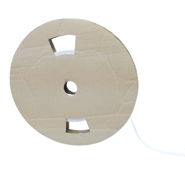 Фото Термоусадочная трубка плоская для печати ТТУ-НГ-LSZH 2/1, диаметр 50,8 / 25,4 мм, для провода 27.0-48.0 мм, белая, в рулоне 50 м {ump622142}