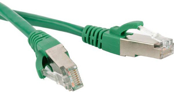 Фото Hyperline PC-LPM-STP-RJ45-RJ45-C6-5M-LSZH-GN Патч-корд F/UTP, экранированный, Cat.6 (100% Fluke Comp {230373}