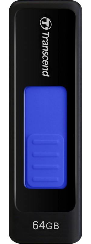 Фото Флеш накопитель 64GB Transcend JetFlash 760, USB 3.0, черный/синий {TS64GJF760} (2)
