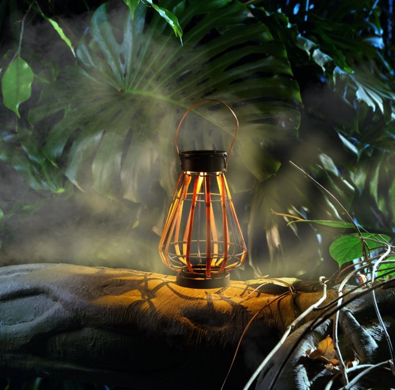Фото Светильник садовый Тростник, 22,5см, 3000К, встроенный аккумулятор, солнечная панель, коллекция Бали REXANT {602-2409} (7)