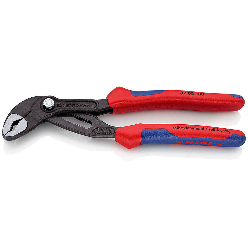 Фото Клещи переставные Knipex COBRA®, 180 мм {KN-8702180SB}