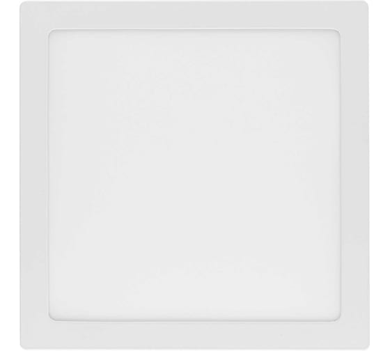 Фото Светильник светодиодный накладной "Даунлайт НАРОДНЫЙ" квадрат СПО (белый) алюминий 18Вт 3000К {SQ0329-4206} (2)