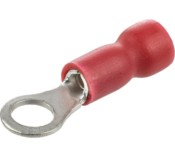 Фото Наконечник кольцевой изолированный НКИ с легким вводом проводника 1,5-4 (100 шт.) TDM {SQ0502-0201}