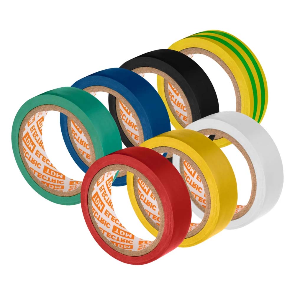 Фото Изолента ПВХ 0,15х19мм 5м (набор 7 цветов) TDM {SQ0526-0052}
