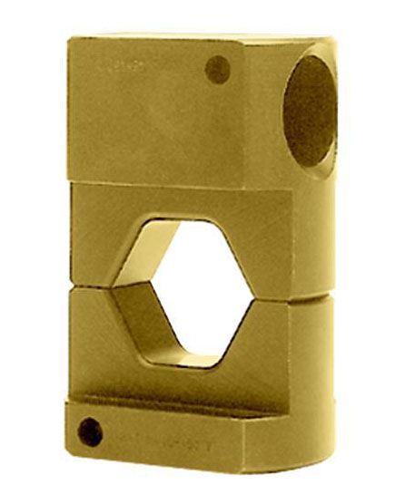 Фото Матрица серии "45" для трубчатых медных DIN наконечников 1000 мм² (шестигранник, широкий обжим) {klkHD451000}